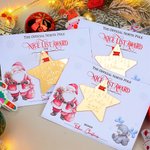 Gepersonaliseerd Kerstman Elk Ster Vorm Acryl Medaille Ornament met Naam en Kaart Home Decoratie Kerstcadeau voor kinderen