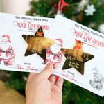 Gepersonaliseerd Kerstman Elk Ster Vorm Acryl Medaille Ornament met Naam en Kaart Home Decoratie Kerstcadeau voor kinderen