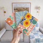Henkilökohtainen Värikäs Floral Kannettava Magneettinen Kindle Case nimi Päivittäinen käyttö Book Club Syntymäpäivälahja Kirjan ystäville Kirjamatot