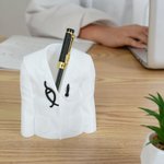 Personalised Doctor Lab Coat Design 3D-Printed Pen Holder with Text Desk Office Decor Birthday Gratitute Gift for Doctors