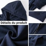 Sweat à Capuche de Sport Unisexe Personnalisé avec Nom et Numéro Épique Cadeau Anniversaire pour Amateur de Ballon de Sport