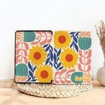 Henkilökohtainen Värikäs Floral Kannettava Magneettinen Kindle Case nimi Päivittäinen käyttö Book Club Syntymäpäivälahja Kirjan ystäville Kirjamatot