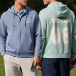 Sweat à Capuche de Sport Unisexe Personnalisé avec Nom et Numéro Épique Cadeau Anniversaire pour Amateur de Ballon de Sport