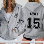 Sweat à Capuche de Sport Unisexe Personnalisé avec Nom et Numéro Épique Cadeau Anniversaire pour Amateur de Ballon de Sport