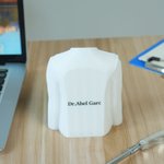 Personalised Doctor Lab Coat Design 3D-Printed Pen Holder with Text Desk Office Decor Birthday Gratitute Gift for Doctors