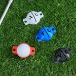 Personalised Multicolour 3D Printed Initials Golf Ball Line Marker Stencil Golf Accessories Birthday Gift for Golf Players