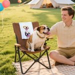 Personalized Pet Face Photo Design Soft Microfiber Waffle Tea Towel with Embroidered Name Birthday Memorial Gift for Pet Lovers