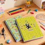 Personalised Cute Long-Tailed Marsupilami A5 Spiral Notebook with Name and Year Birthday Gift for Boys Girls | Callie × Marsupilami®
