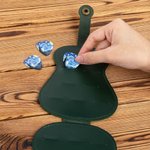 Personalized Vintage Guitar Design Bible Cross PU Leather Guitar Pick Holder with Name and 3 Guitar Picks Birthday Gift for Guitar Player Music Lovers