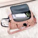 Borsone impermeabile personalizzato per equitazione con nome Regalo sportivo di viaggio equestre di grande capacità per gli amanti dei cavalli