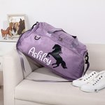Borsone impermeabile personalizzato per equitazione con nome Regalo sportivo di viaggio equestre di grande capacità per gli amanti dei cavalli