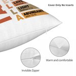Personalised God Says Bible Verse Birth Flower Soft Cushion Cover with Name Home Decor Birthday Christmas Gift for Women Christians