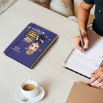 Personlig Butterfly Floral Cartoon Character 26-27 Planner Spiral A5 Anteckningsbok med veckovisa månatliga planeringssidor Födelsedagspresent för familj vänner