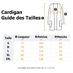 Cardigan Personnalisé avec 1-3 Photos de l'Animal de Compagnie et Noms Brodés Cadeau d'Anniversaire pour les Propriétaires d'Animaux de Compagnie 9