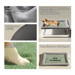 Personlig Bone Dog Paw Print Soft Pet Bed Mat med navn Utendørsaktiviteter Pet Party Bursdagsgave til kjæledyrseiere Lovers