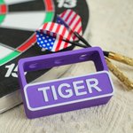 Personalized Multicolour Stand Dart Holder with Name Holds 3 Darts Desk Decor Birthday Game Club Gift for Dart Lovers