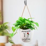 Maceta Personalizada con Múltiples Estilos 1-12 Nombres de Flores de Nacimiento con Agujero de Drenaje y Base Regalo del Día de la Madre para Mamá Abuela