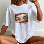 Personlig Ocean Eyes Multicolor T-shirt Sweatshirt Hoodie med text och foto Jul Födelsedag Jubileum Present till familj Vänner