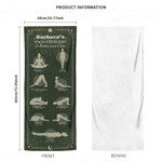 Personalized Mandala Pattern Yoga Poses Absorbent Microfiber Yoga Towel with Name Sports Accessories Holiday Party Birthday Gift for Yoga Lovers Women
