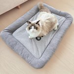 Personlig Bone Dog Paw Print Soft Pet Bed Mat med navn Utendørsaktiviteter Pet Party Bursdagsgave til kjæledyrseiere Lovers