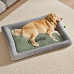 Personlig Bone Dog Paw Print Soft Pet Bed Mat med navn Utendørsaktiviteter Pet Party Bursdagsgave til kjæledyrseiere Lovers