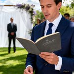 Personnalisé Nom Date Design Multicolore A5 PU Leather Notebook Wedding Thank You Gift for Wedding Officiant