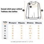 Sweat-shirt Personnalisé avec Texte et Photo Cadeau d'Anniversaire et de Noël pour Enfant Famille