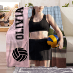 Henkilökohtainen urheilu Photo Soft Throw Blanket nimi Home Decor Syntymäpäivä joululahja urheilufaneille