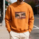 Personlig Ocean Eyes Multicolor T-shirt Sweatshirt Hoodie med text och foto Jul Födelsedag Jubileum Present till familj Vänner