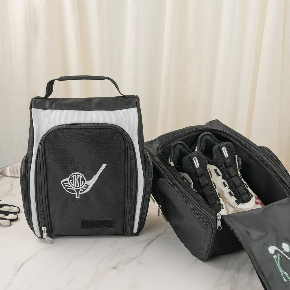 Personalized Embroidered Monogrammed Golf Shoes Bag with Text Multi Compartment Sports Accessories Birthday Gift for Golf Lovers 3