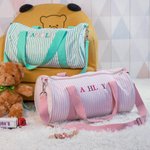 Personalized Baby Travel Duffle Bag Weekender Overnight Bag with Embroider Name Water Resistant Large Capacity for Baby Shower Gift