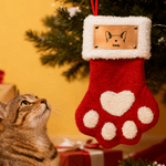 Chaussette de Noël personnalisée avec nom pour animaux de compagnie Cadeau de Noël pour les propriétaires d'animaux de compagnie. 4