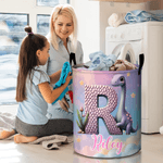 Cestino portabiancheria impermeabile personalizzato con nome Regalo di compleanno per bambini per ragazzi e ragazze