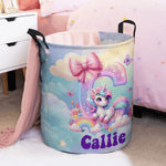 Cestino portabiancheria impermeabile personalizzato con nome Regalo di compleanno per bambini per ragazzi e ragazze