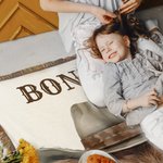 Spersonalizowany rustykalny kocyk z frędzlami Western Cowboy Highland Cow Miękki 100% bawełniany kocyk dziecięcy z imieniem i nazwiskiem Dekoracja pokoju dziecięcego Prezent na baby shower dla nowych 