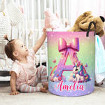 Cestino portabiancheria impermeabile personalizzato con nome Regalo di compleanno per bambini per ragazzi e ragazze