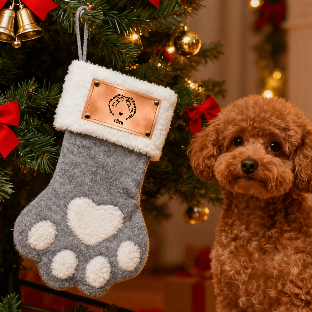 Chaussette de Noël personnalisée avec nom pour animaux de compagnie Cadeau de Noël pour les propriétaires d'animaux de compagnie. 3