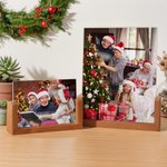 Personalisierte Dynamic Grating Lenticular Fotorahmen Weihnachten Geburtstag Memorial Geschenk für Familie Freunde