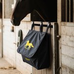 Personalisierte Pferd Silhouette wasserdicht große Kapazität hängende Pferdedecke Tasche mit Namen Pferdesport Geschenk für Pferdeliebhaber