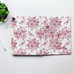 Henkilökohtainen Toile De Jouy Syntymä Flower Pad asia Suojakansi iPad nimi Päivittäinen käyttö Syntymäpäivä Vuosipäivä lahja naisille tytöille