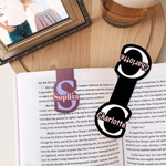 Personalizado Multicolor Inicial Nombre Marcapáginas magnético Clip Lectura Accesorios Cumpleaños Regalo de Navidad para los ratones de biblioteca