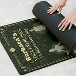 Henkilökohtainen Mandala Yoga asennot Super imukykyinen joogamatto nimellä ja tekstillä Urheilutarvikkeet Syntymäpäivälahja naisille Joogan ystäville