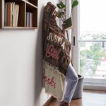 Couverture à capuche personnalisée avec nom pour bibliothèque Cadeau d'anniversaire pour les amoureux des livres