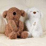 A Hug for My Cutie Love - Personalised Scented Stuffed Bear Puppy Plush Toy Birthday Wedding Anniversary Valentine's Day Gift
