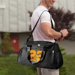 Borsa da viaggio impermeabile personalizzata con nome e numero, regalo di compleanno per gli amanti dello sport