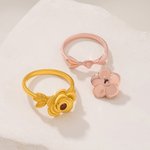 Personalized Birthstone Rose Flower Urn Ring with Engraved Text Cremation Jewelry for Ashes of Loved Ones Memorial Gift for Women