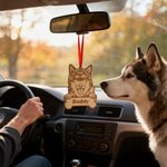 Personalised Engraved Dog Bone Wooden Christmas Ornament with Name Home Decor Christmas Gift for Dog Owners Lovers