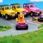 Personalised Cute Mini Jeep Rubber Duck with Name Interesting Car Accessory Birthday Gift for Jeep Owners