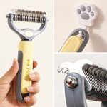 Cepillo de limpieza personalizado con forma de corazón de pez y nombre para mascotas Regalo de cumpleaños para dueños de mascotas