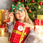 Spersonalizowane wodoodporne naklejki Święty Mikołaj z piernika z imieniem Christmas Festival Party Prezent dla rodziny i przyjaciół